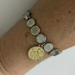 metal bead bracelet